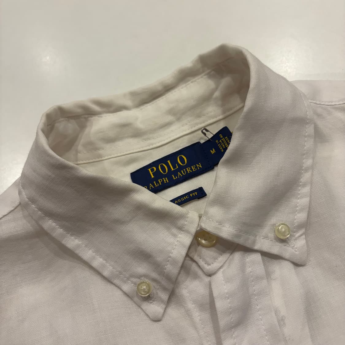 [M] 폴로 랄프로렌 신형 큐알 린넨 긴팔 셔츠 B867 상품이미지4
