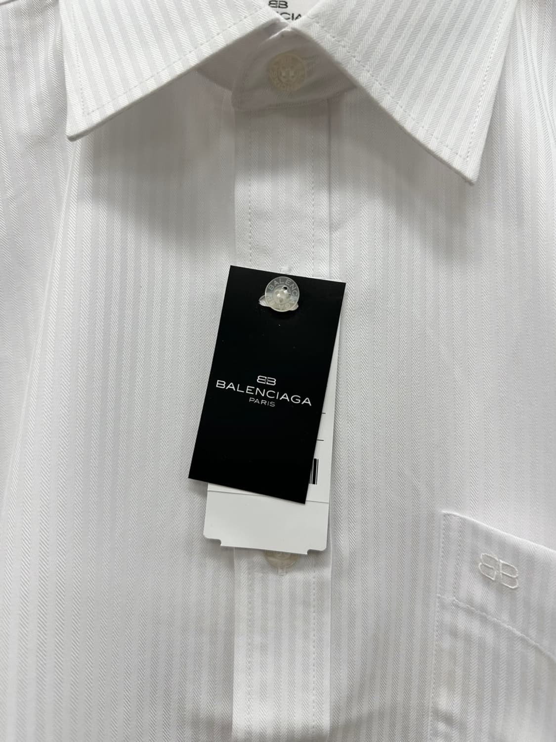 발렌시아가 셔츠 화이트 새상품 (L) 상품이미지4