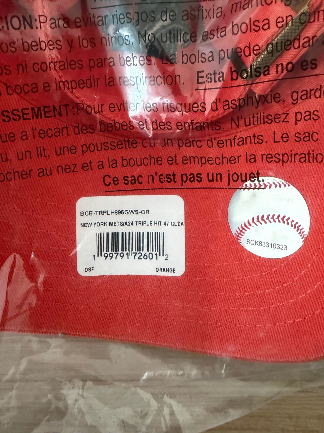 [OS] Marty Supreme x'47 Mets Hat 마티슈프림 상품이미지4