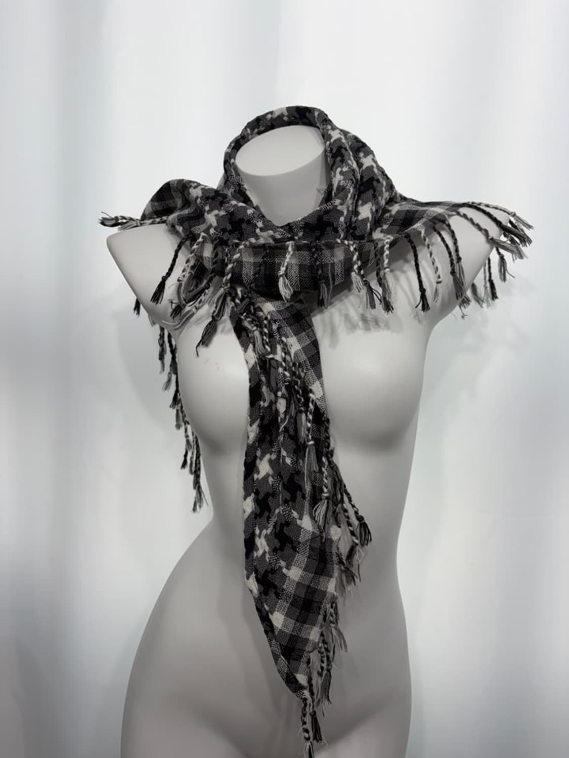 🎸블랙&그레이 스카프🎸 상품이미지4