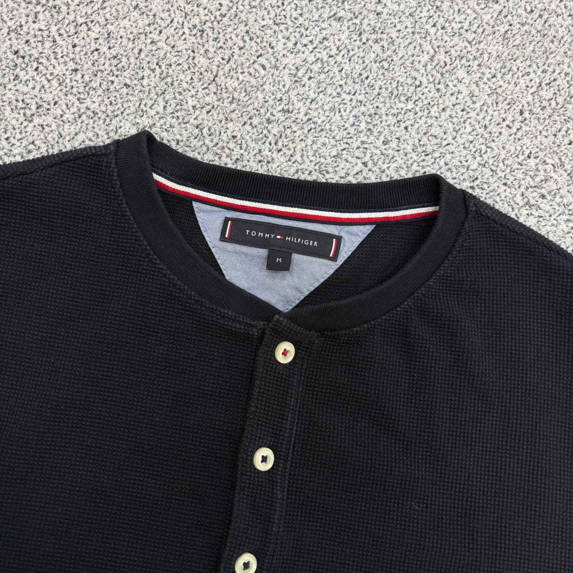 M 타미힐피거 와플 헨리넥 긴팔티 0303J 상품이미지2