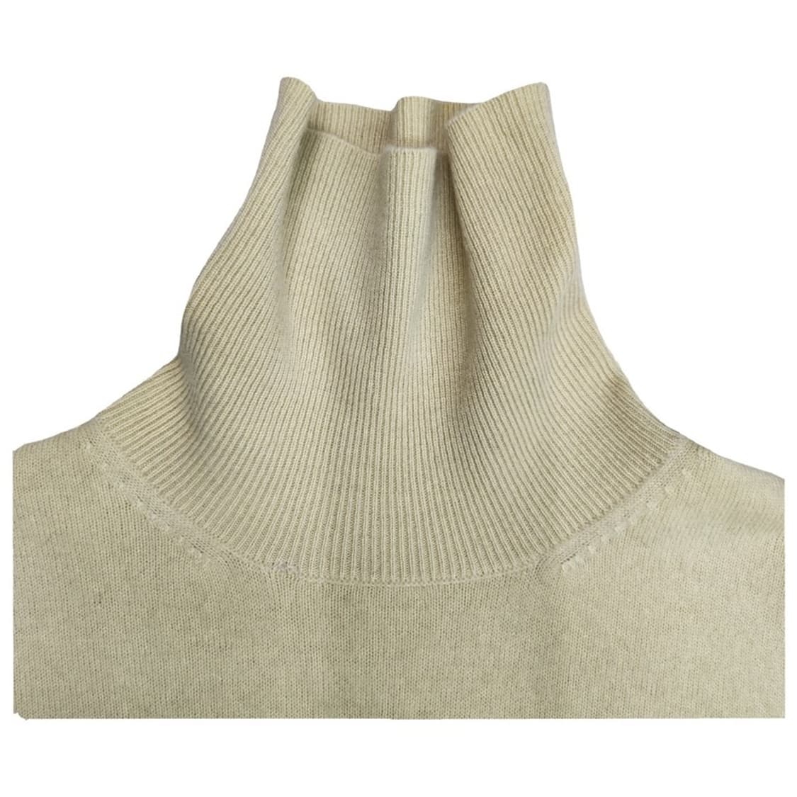 터틀넥 100% 캐시미어 반팔 니트 상품이미지2