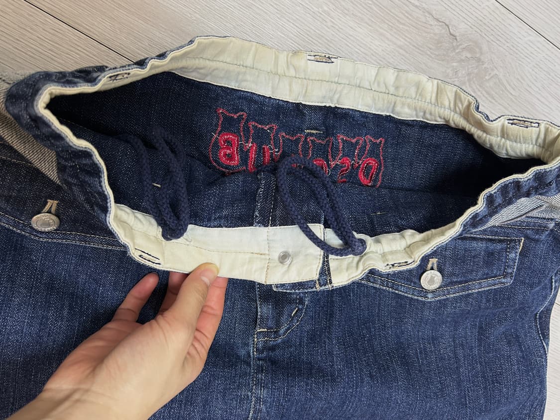 D.S.CLUB 데님 롱스커트 상품이미지3