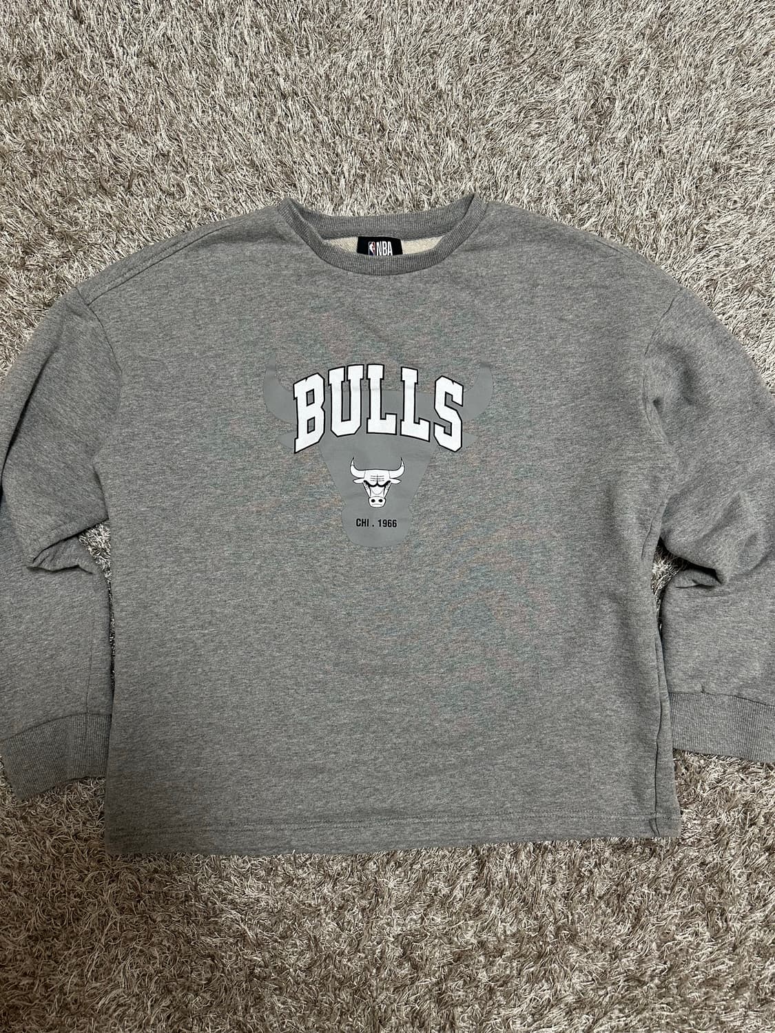 [L] NBA 시카고불스 페인팅 로고 긴팔 슬리브 상품이미지2