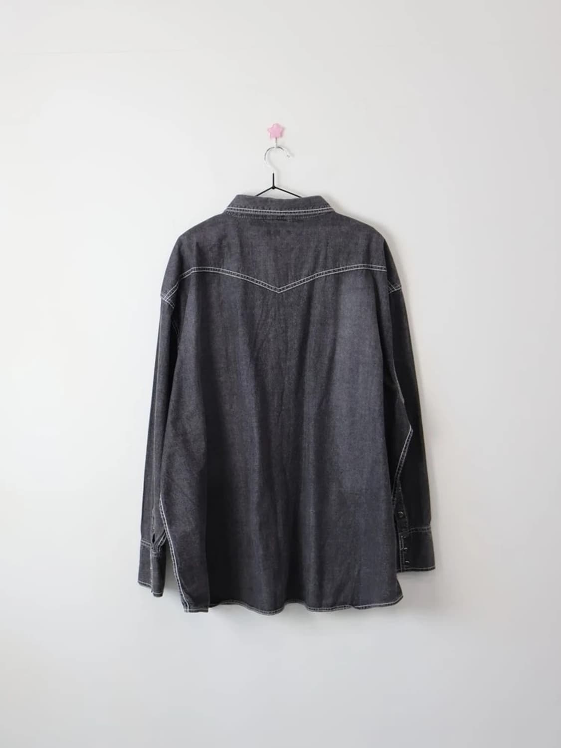 jpn gray cotton shirt 상품이미지3