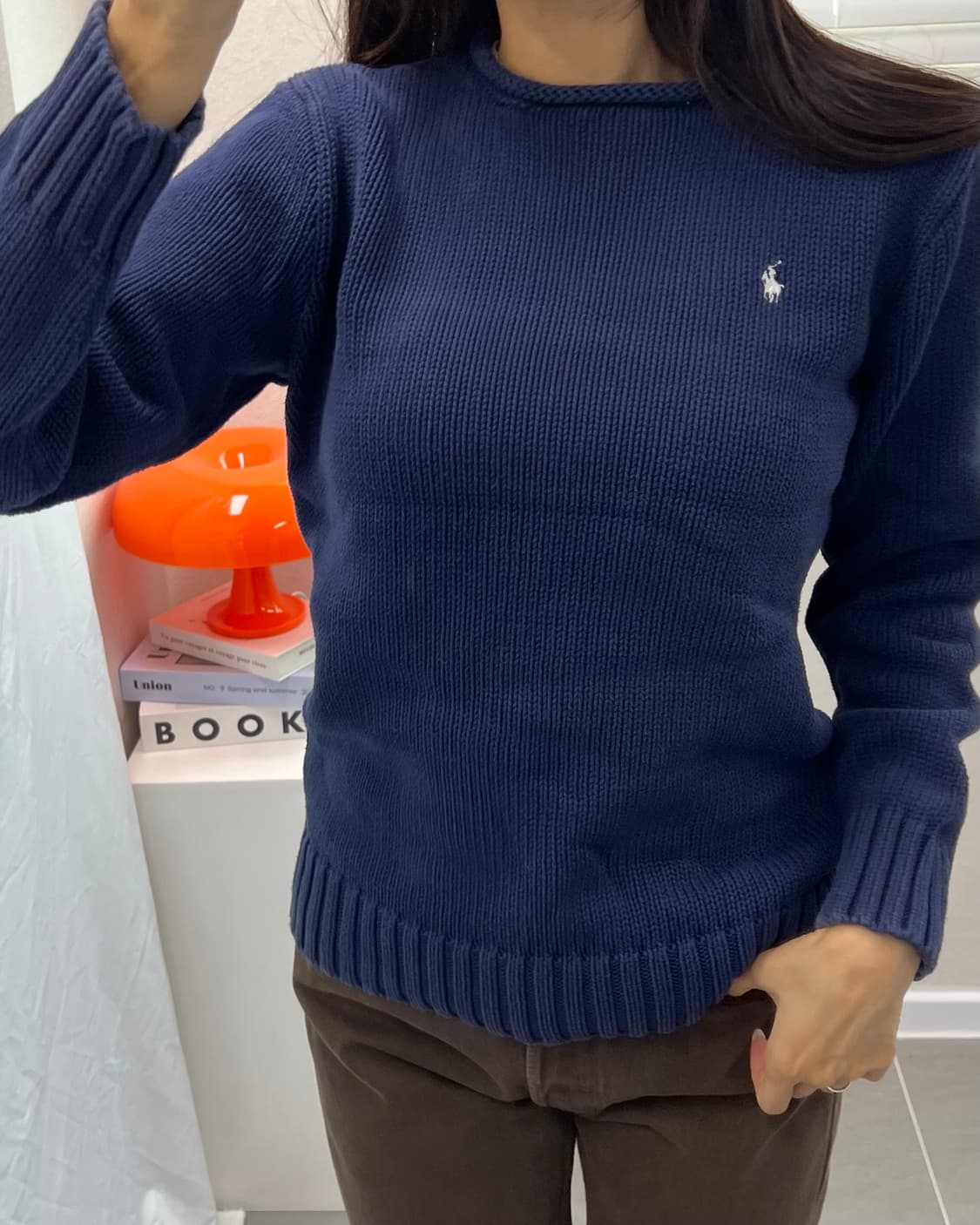 (WOMEN)폴로 헤비 니트 -M1366 상품이미지1