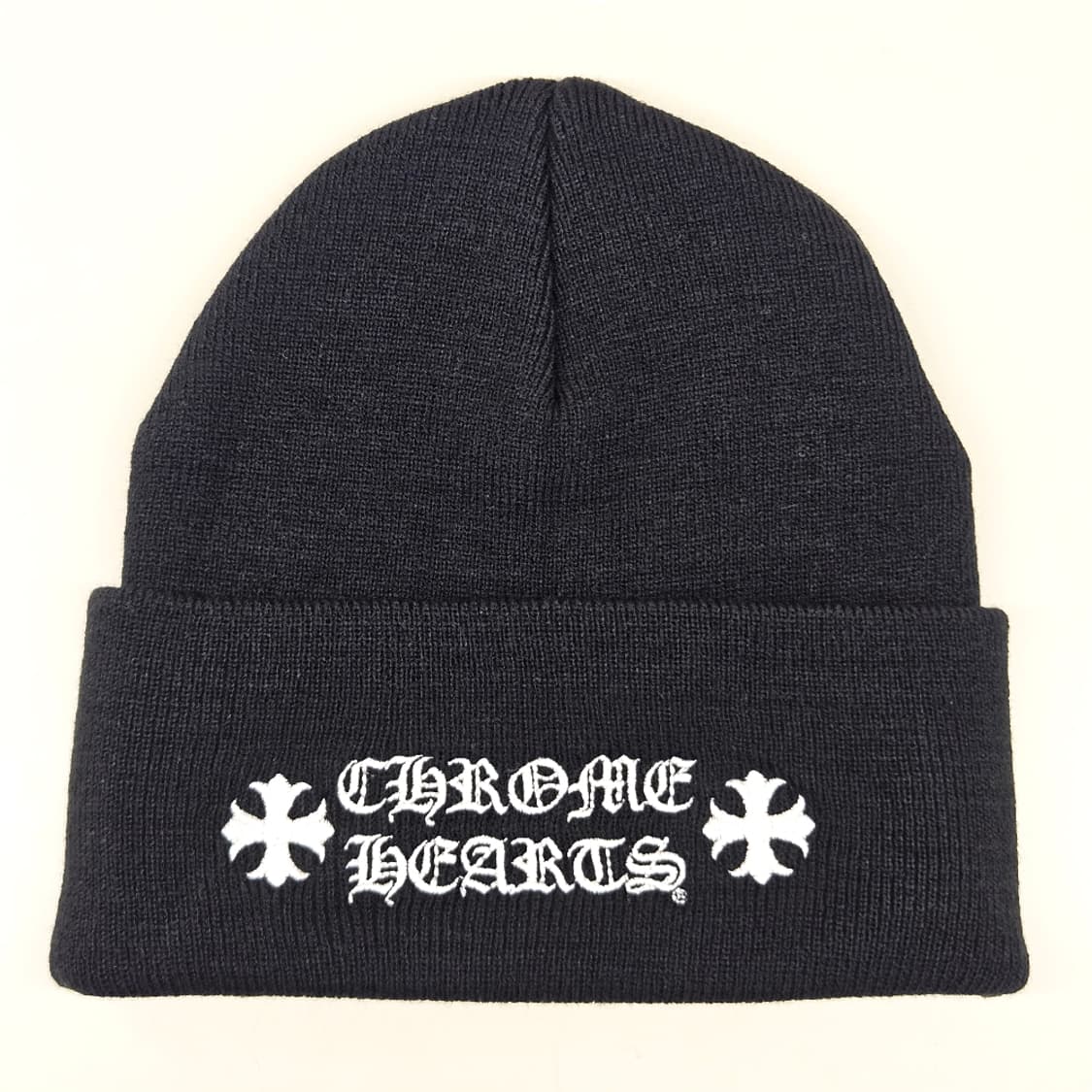 [OS] 미사용 크롬하츠 레터링 비니 블랙 B1216J245 상품이미지1