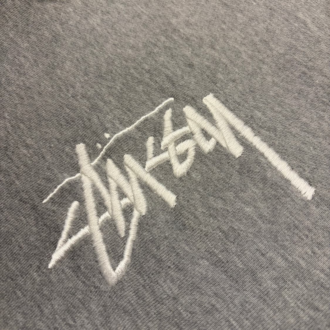 [M] 21FW 스투시 스탁 로고 후드티 그레이 B273 상품이미지4