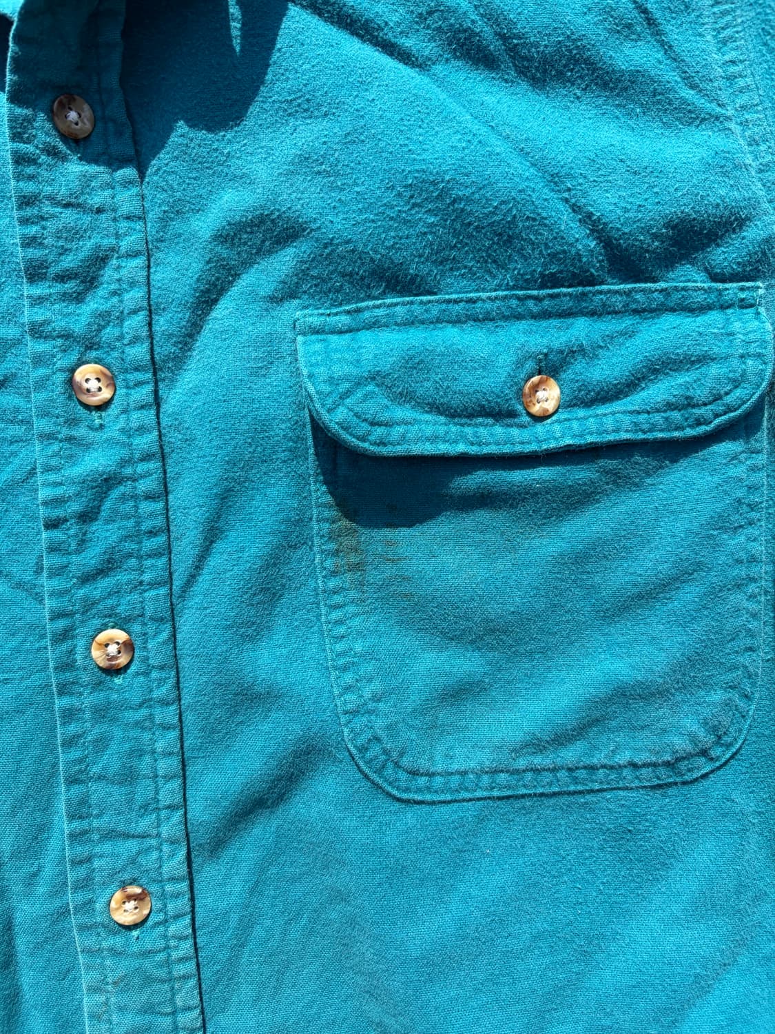 빈티지 파이브브라더 컷오프 프란넬 셔츠 상품이미지3