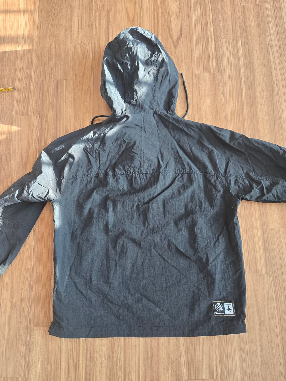 다이나핏 블랙 후드 바람막이 자켓 상품이미지10