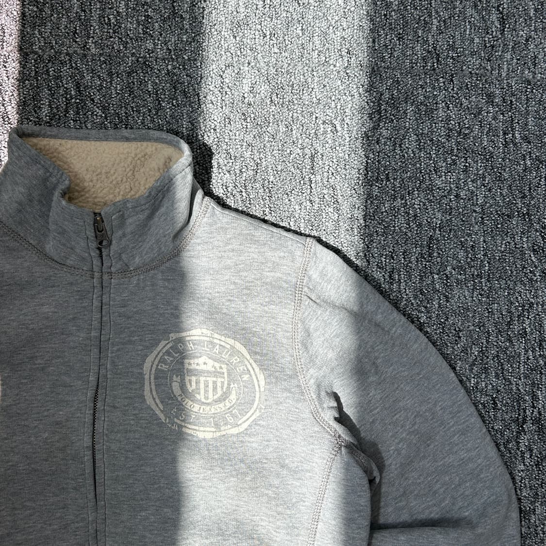 폴로 랄프로렌 진스 코튼 기모 집업 상품이미지2