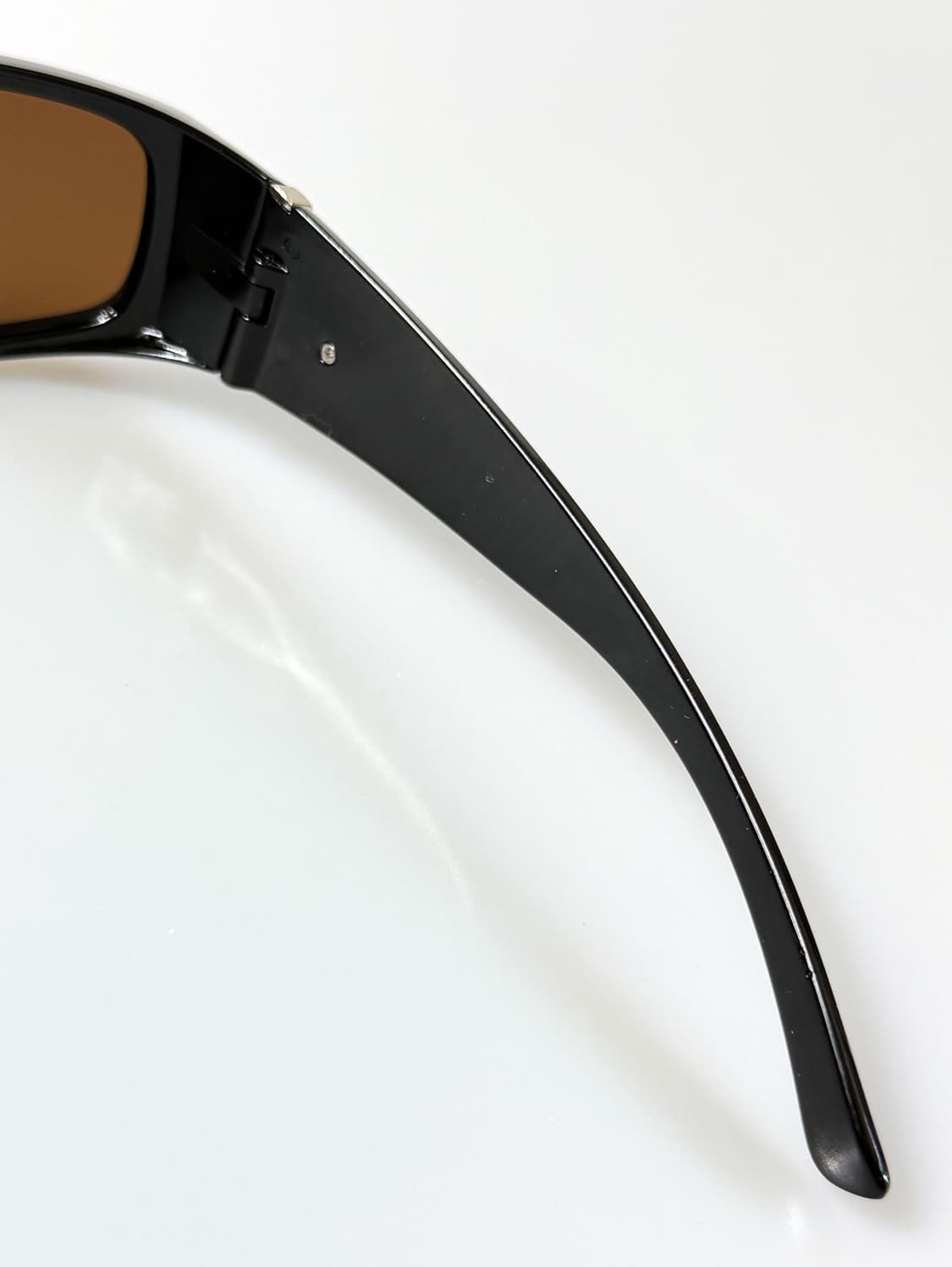 90s SOUTH SIDE 블랙 랩어라운드 브라운 틴트 빈티지 선글라스 상품이미지7