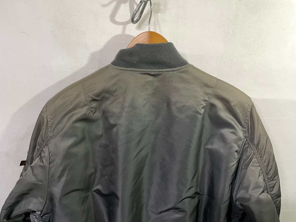 알파인더스트리 MA-1 블루종 봄버 자켓 빈티지그레이 희귀색상 상품이미지9