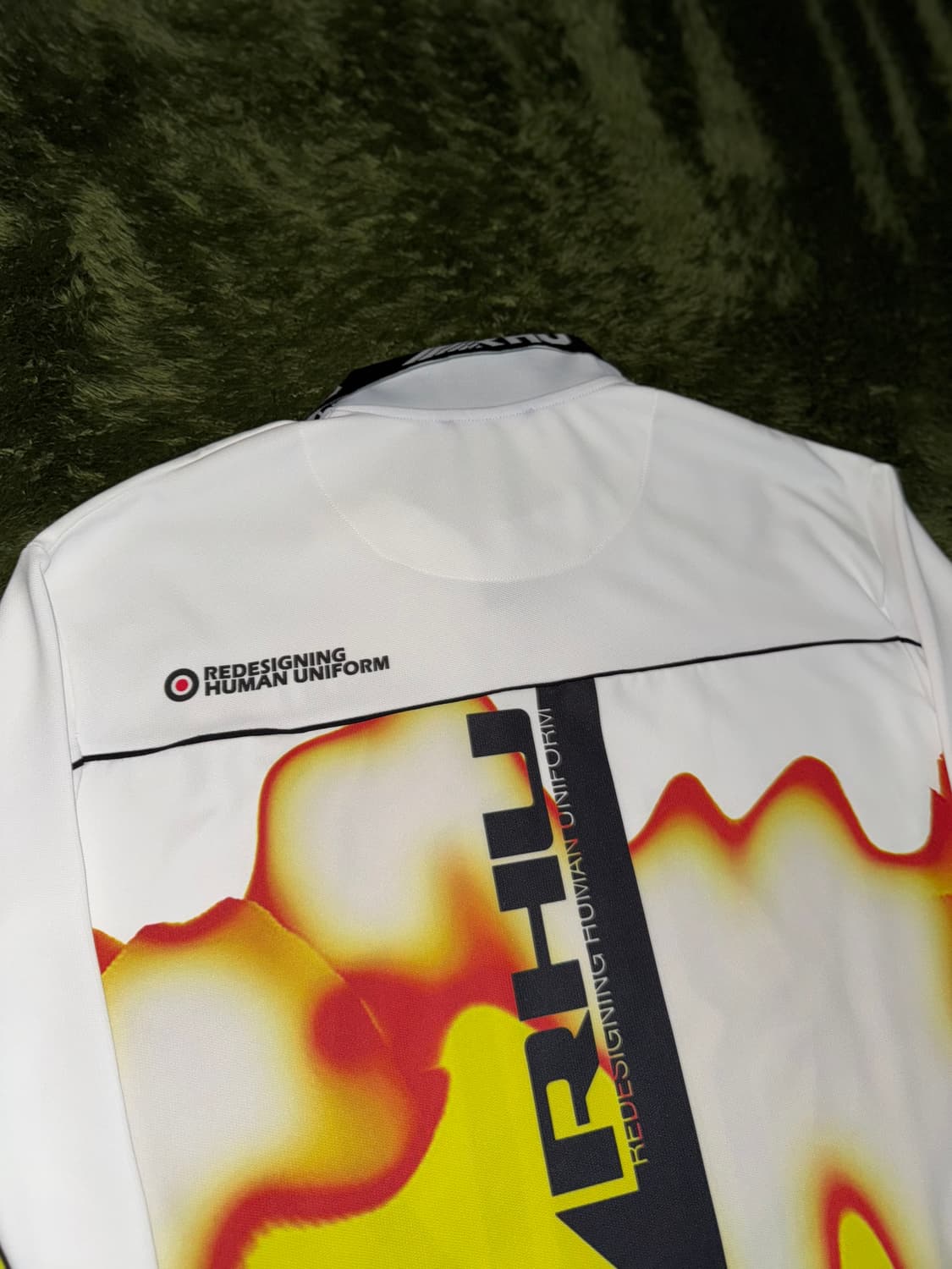 [L-XL] 자라 X 루드 루이지 콜라보 저지 롱슬리브 플레임 화이트 상품이미지8