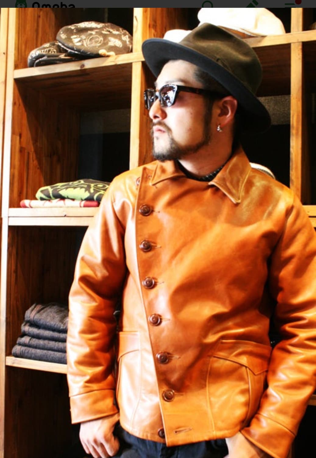 블랙사인 가죽자켓 상품이미지1