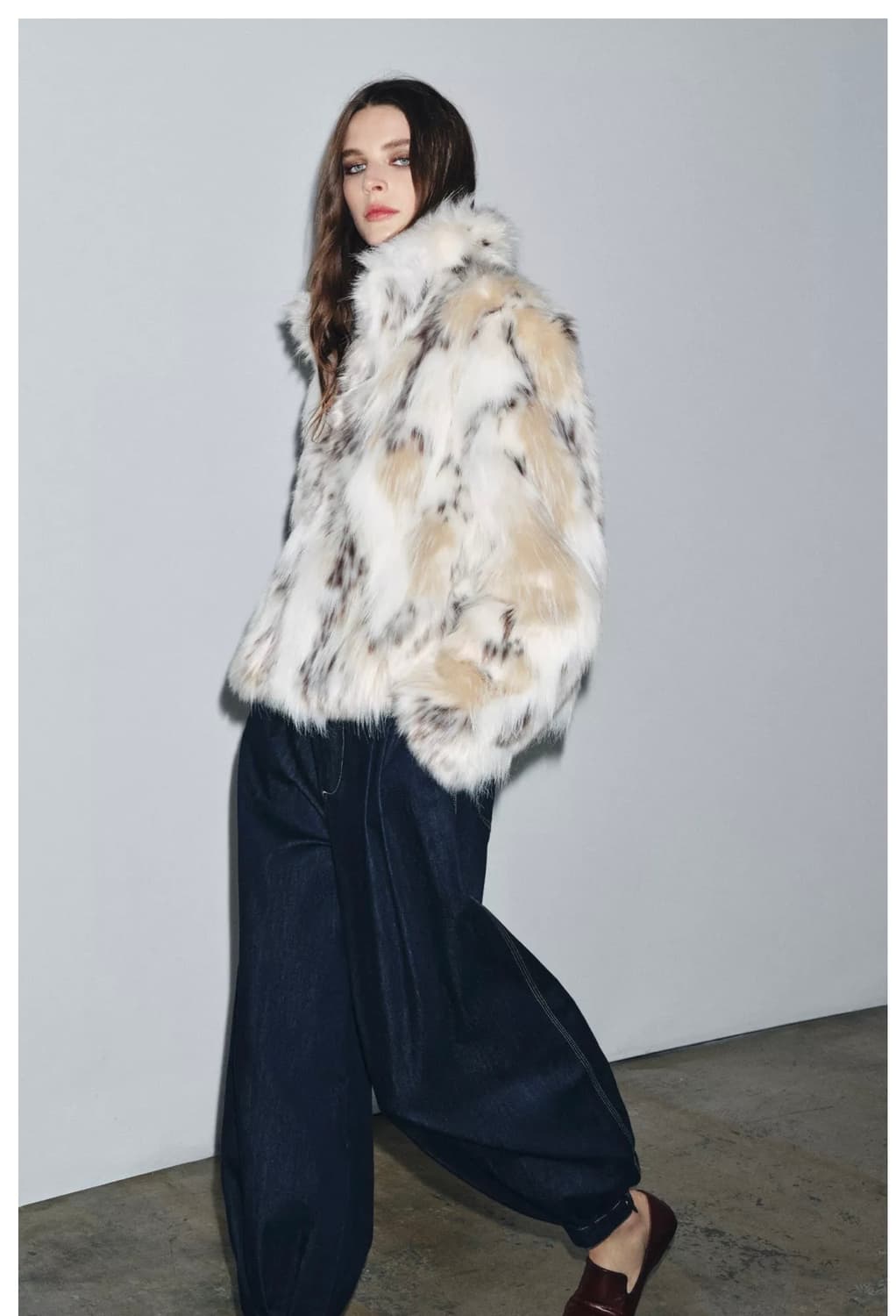 ZW컬렉션 페이크 퍼 숏 코트 <새상품> 상품이미지5