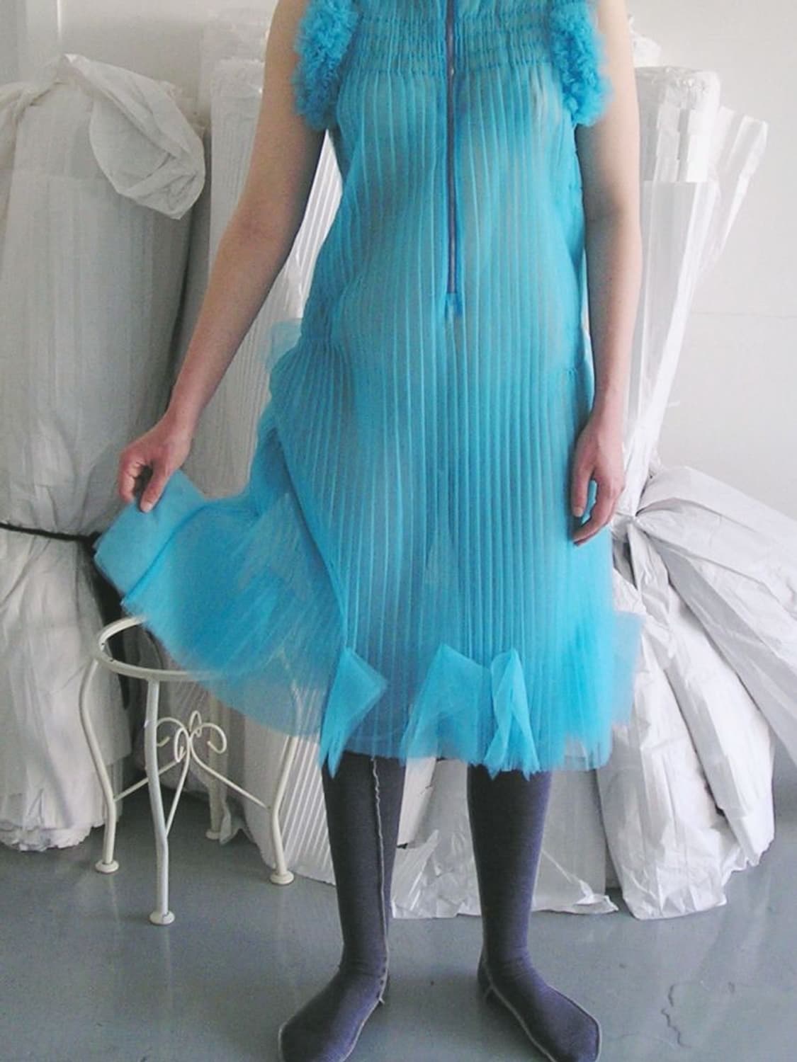 에옹쓰 2024 샤샤 드레스 원피스(아쿠아 블루) eonts SHASHA 상품이미지6