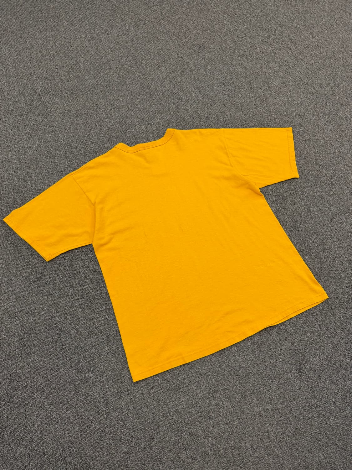 M) 챔피온 빈티지 베이직 옐로우 반팔 티셔츠 상품이미지5