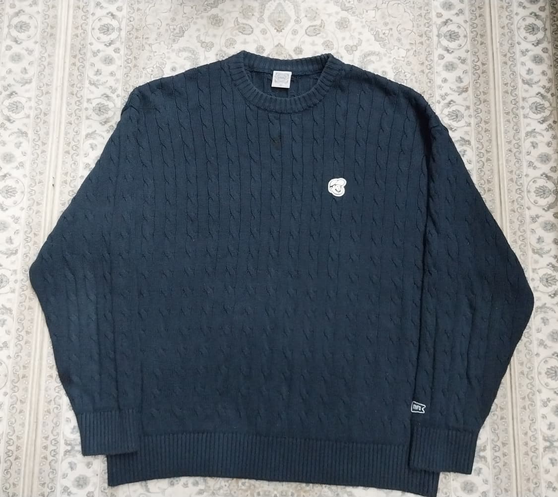 이벳필드 진네이비 케이블 니트 XL 상품이미지1