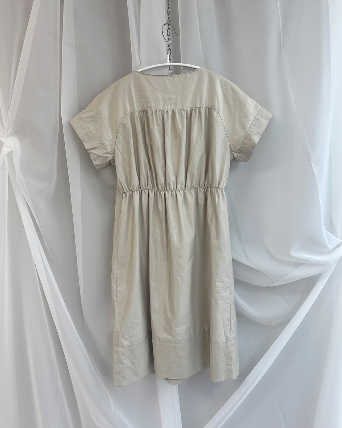greece side button-up tunic dress 상품이미지4