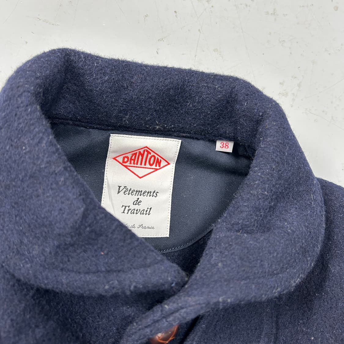 단톤 로고 울 하프코트  상품이미지7