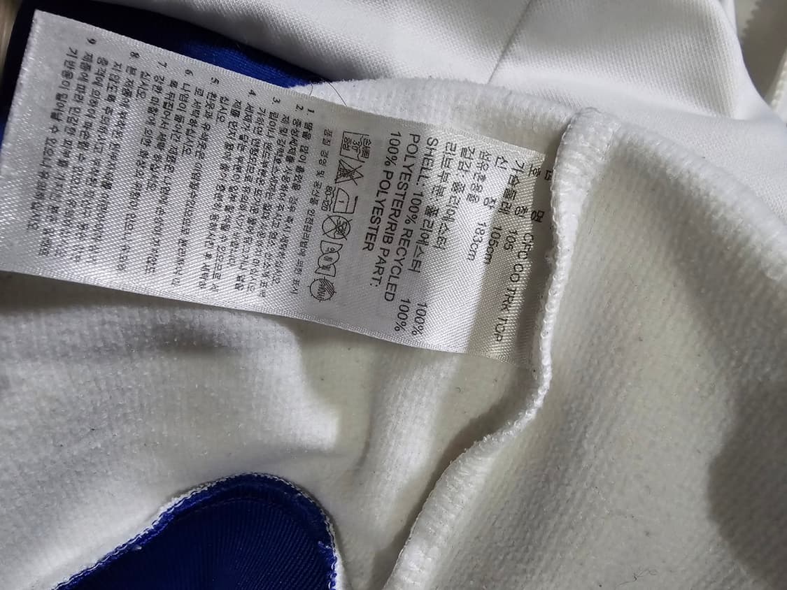 아디다스 첼시 흰파 트랙탑 져지집업 95~100 M~L 상품이미지5