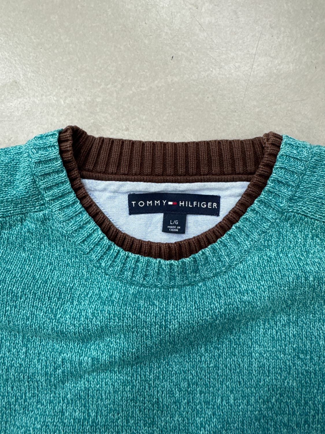 타미힐피거 레이어드 니트 L 상품이미지3