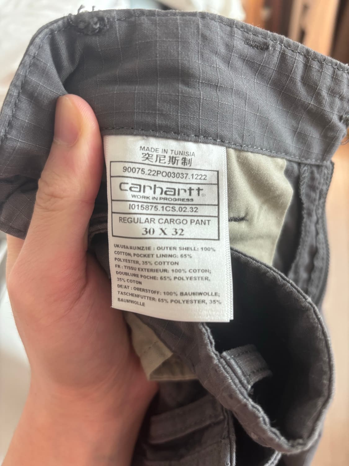 칼하트 레귤러 카고 팬츠 L사이즈 상품이미지2