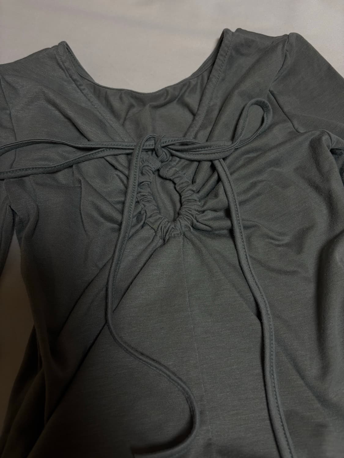 연카키 셔링 딱붙티 상품이미지1