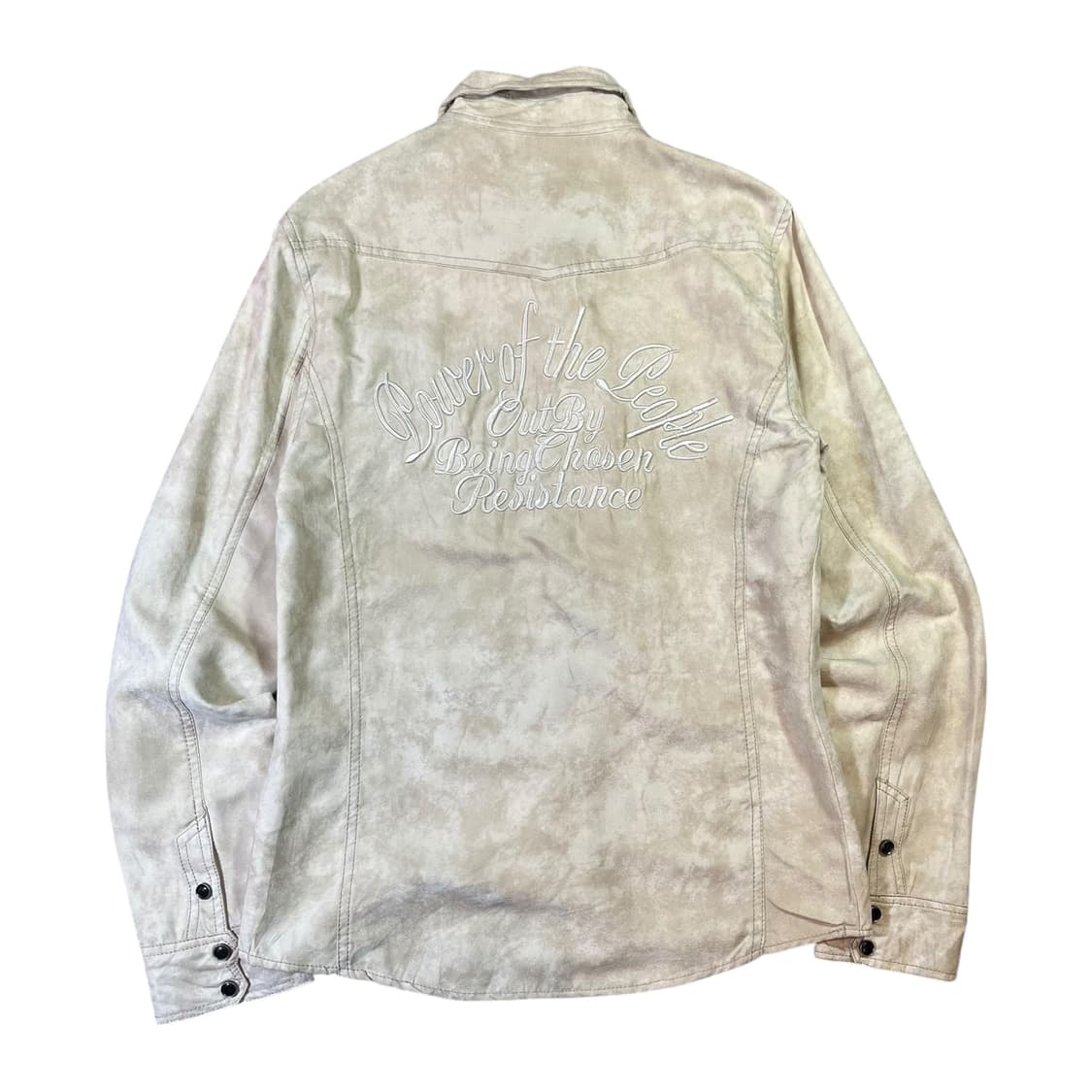 in the attic 롤링 스톤즈 우먼 스웨이드 웨스턴 셔츠 상품이미지1