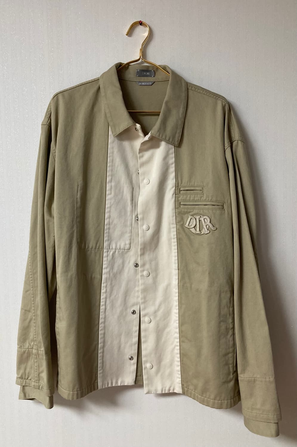 24SS 58사이즈 디올 코치 자켓 베이지 데님 상품이미지3