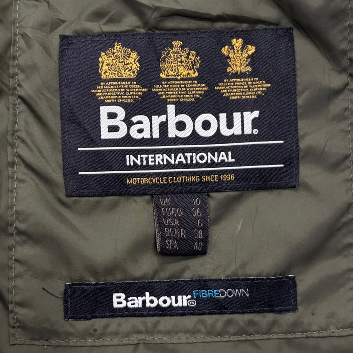 바버 라이트 패딩 자켓 v1972 상품이미지7