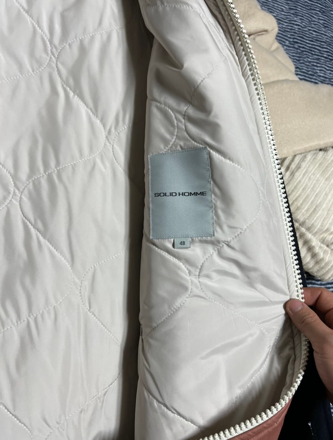 솔리드옴므 레이어드 코트 상품이미지2