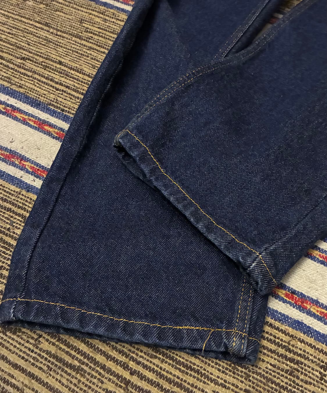 (32)Levis 리바이스 505 스트레이트 진청 데님 청바지 상품이미지4