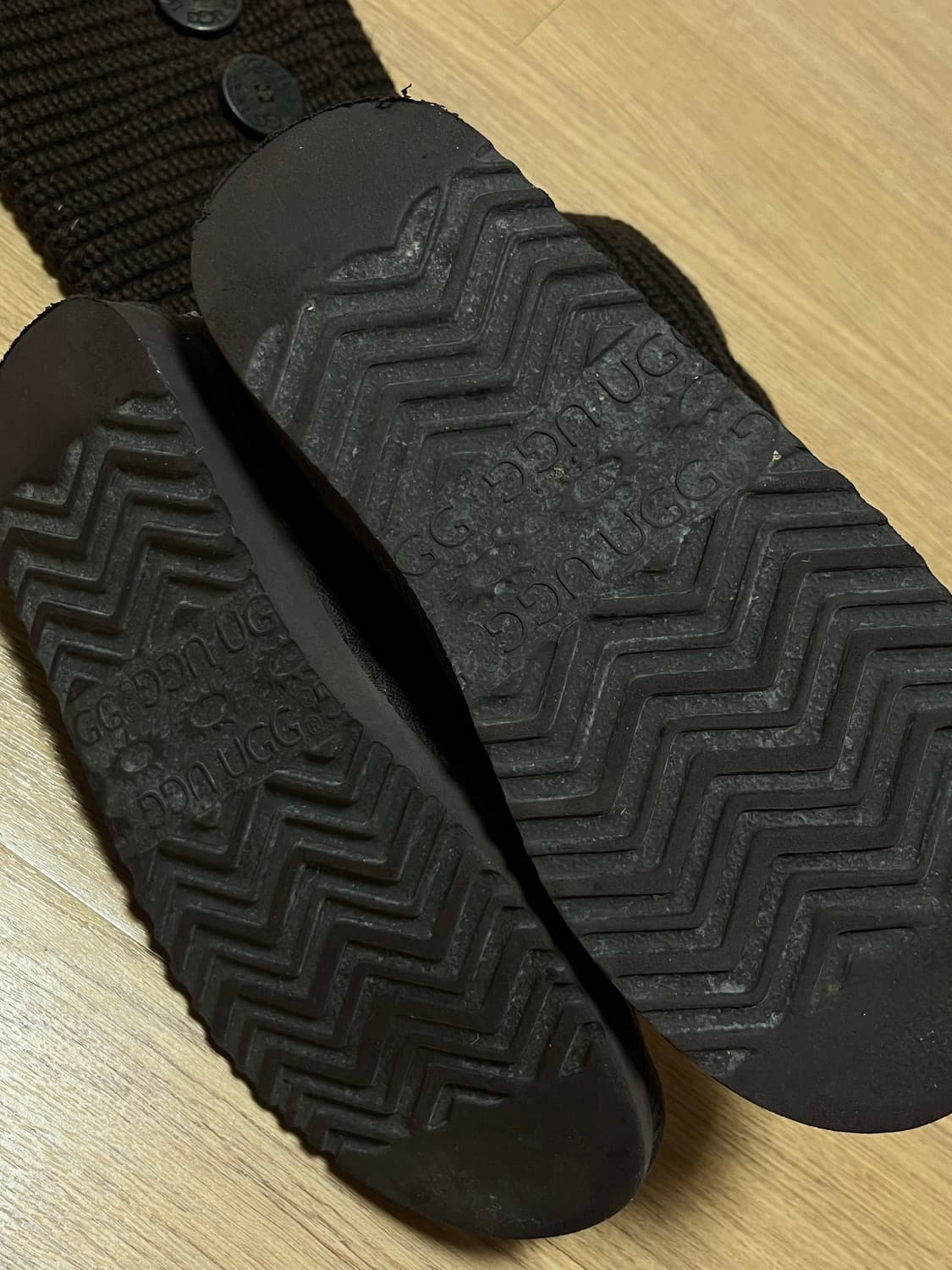 어그 니트 부츠 초코브라운 230mm 상품이미지5