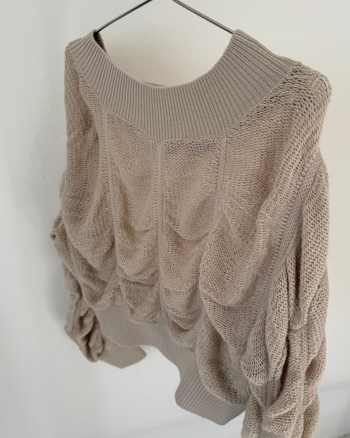 빈티지 셔링 니트 상품이미지4