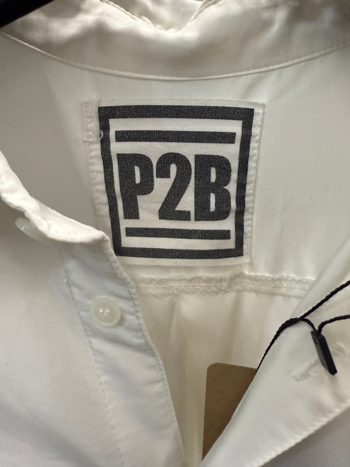 푸시버튼 P2B 화이트 셔츠 상품이미지3