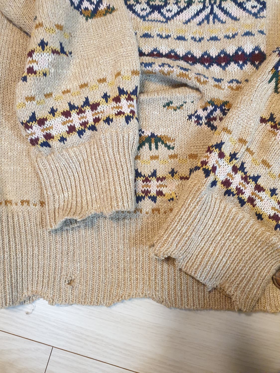 폴로 랄프로렌 페어아일 와펜 디스트로이드 
가디건 L 상품이미지6