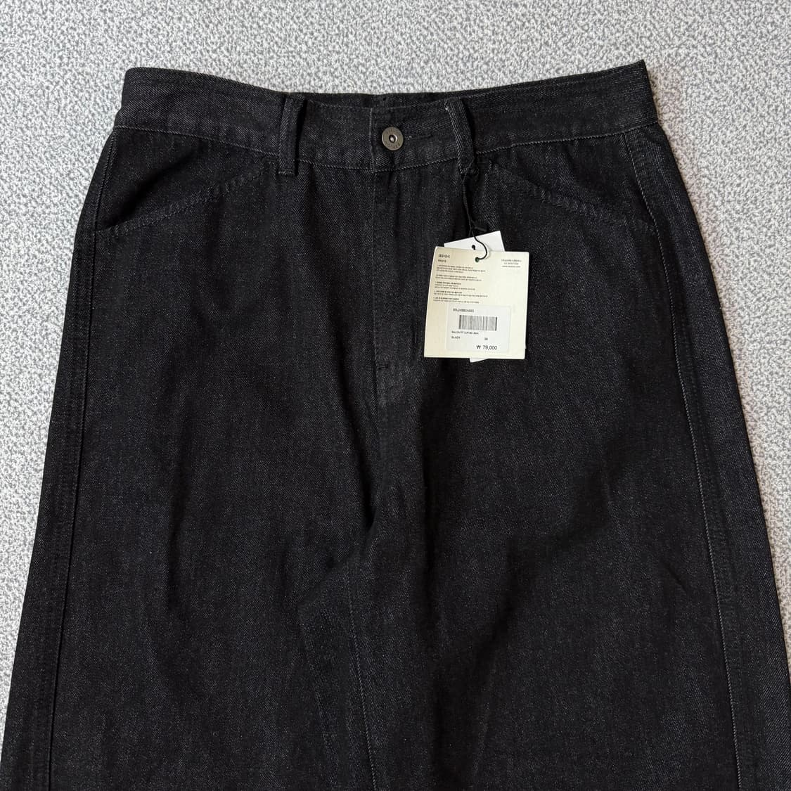 [정가 8만원 새상품] 비슬로우 와이드 데님 30 상품이미지3