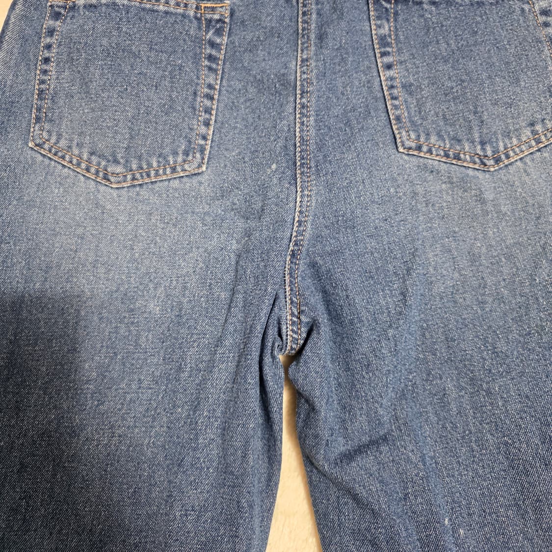 (27)여성 빈폴레이디 사이드 다잉 와이드 데님 팬츠 상품이미지5