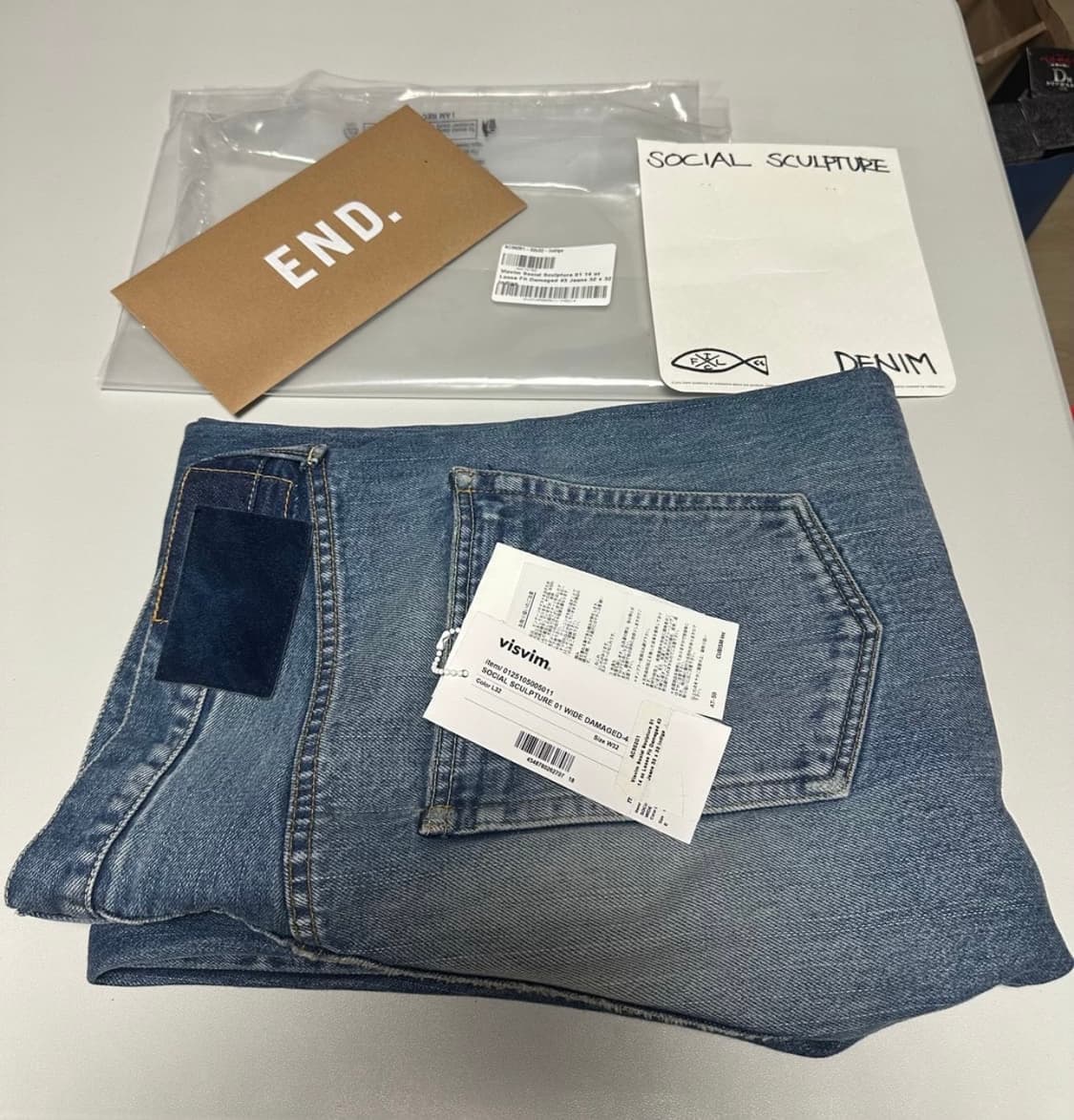 32x32 비즈빔 25SS Visvim 01 Wide Damaged 43 상품이미지6