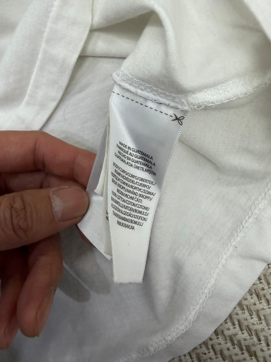 정품) 폴로랄프로렌 신형 화이트 반팔티 L 상품이미지6