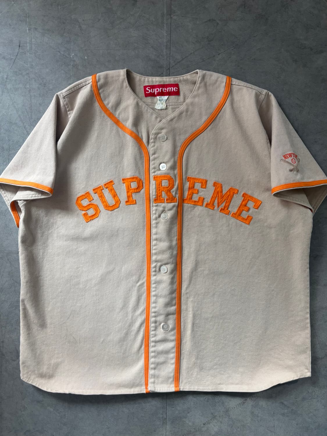 Supreme 슈프림 97s 트윌 코튼 베이스볼 셔츠 상품이미지5