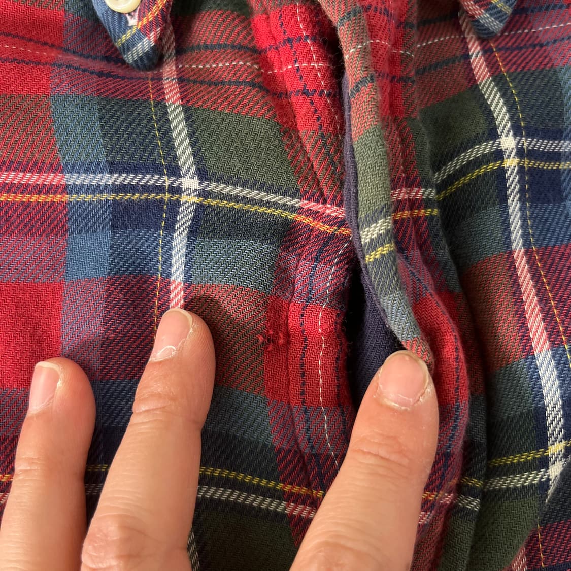 100 폴로랄프로렌 빈티지 체크 코튼셔츠 상품이미지6