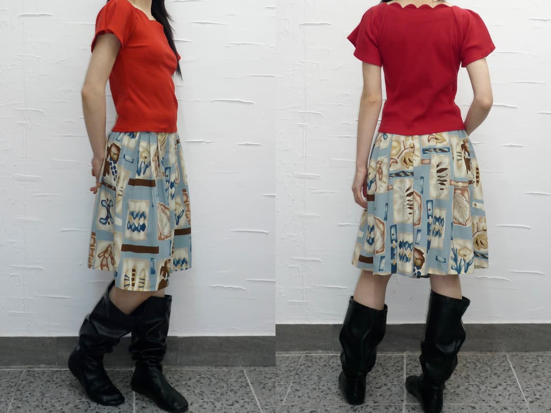 ruby wave neck top 상품이미지3