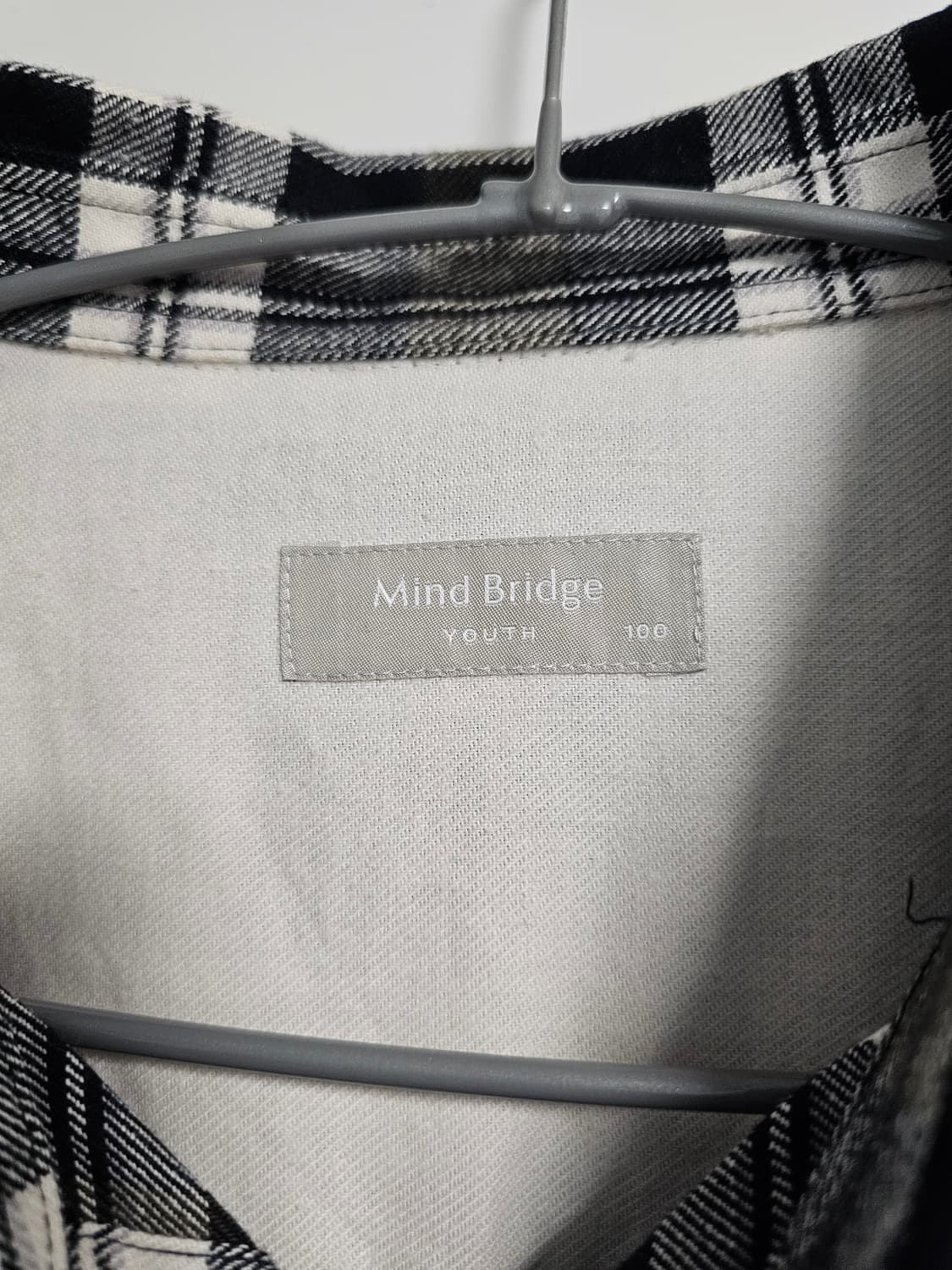 Mind Bridge 체크 셔츠 100 상품이미지3
