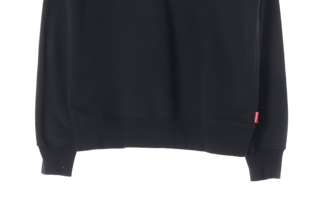 디키즈 스몰 로고 블랙 기모 맨투맨 M 상품이미지4