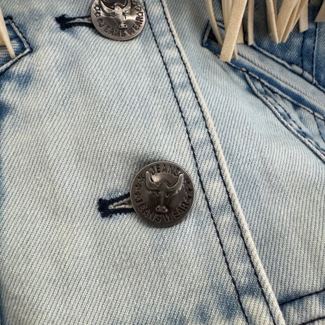 TOV Fringe & Studded 일본 웨스턴 데님 자켓 (55) 상품이미지4