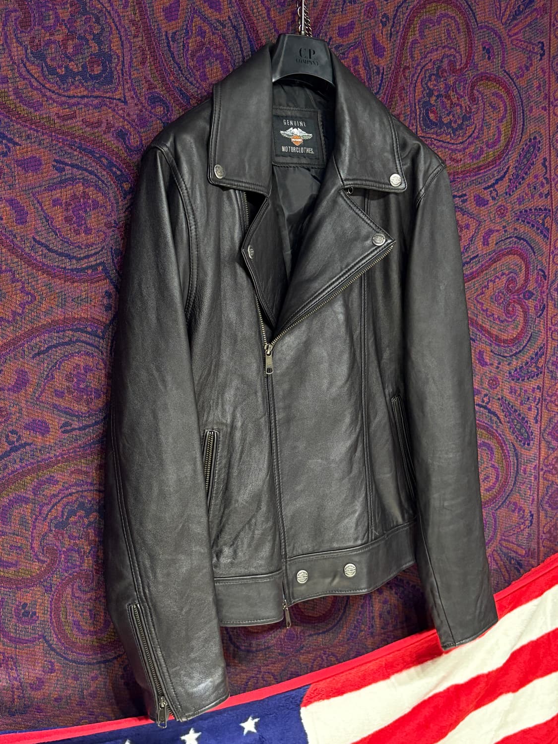 할리데이비슨 더블 라이더 가죽자켓  상품이미지3