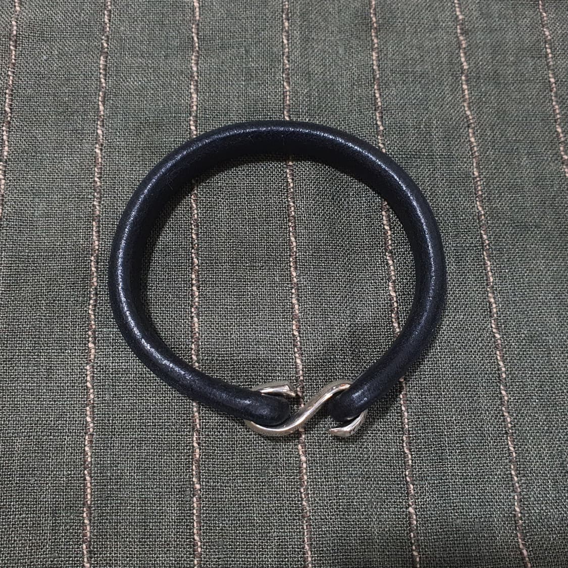 더 플랫헤드 팔찌 925실버 fn-ak4-6 블랙 상품이미지1